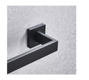 Ver imagem 3 de Kit Acessórios Banheiro Aço Inox 304 Luxo 4 Peças Preto - Brinovar