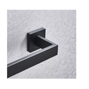 Ver imagem 3 de Kit Acessórios Banheiro Aço Inox 304 Luxo 4 Peças Preto - Brinovar