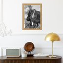 Ver imagem 2 de Quadro Moldura Dourada Fotografia Preto Velho 33x24cm:com Vidro