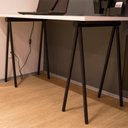 Ver imagem 2 de Base de Mesa Cavalete 275x730x540mm Preto [8818] - Masutti