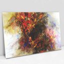 Ver imagem 1 de Quadro Decorativo em Canvas Aquarela Mista - Moldura Madeira - 120 x 80cm