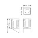 Ver imagem 4 de Módulo Downlight de Embutir Led Nordecor Tap 6665 5w Irc 90 Direcionável Bivolt Preto 2700k