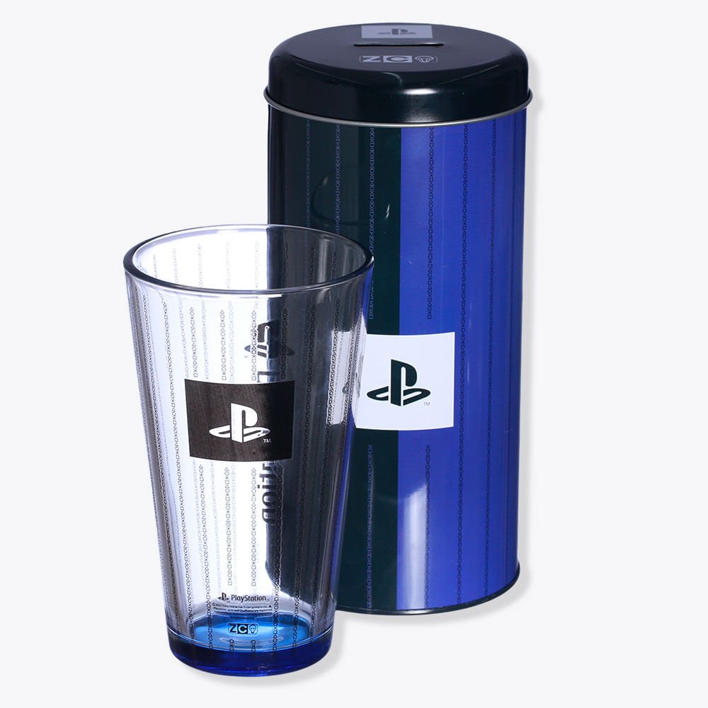 Copo Com Cofre Playstation 500 ml