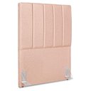 Ver imagem 1 de Cabeceira Solteiro 100 Cm com Frame Dalia Linho Rose Artte Rose