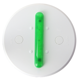 EcoLight Luminária Econômica - Base Branca Verde - 220V - 1