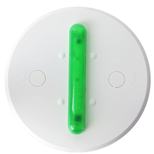 EcoLight Luminária Econômica - Base Branca Verde - 220V