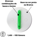 Ver imagem 2 de Ecolight Luminária Econômica - Base Branca Verde - 220v