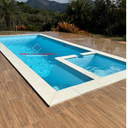 Ver imagem 3 de Borda Atérmica para Piscina 50X30X1,5cm Malibu Fendi Areia de Quartzo