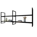 Ver imagem 3 de Nicho Industrial Suspenso para Cozinha - Prateleira Decorativa