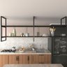 Nicho Industrial Suspenso para Cozinha - Prateleira Decorativa - 1