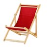 Cadeira Espreguiçadeira Preguiçosa Dobrável S-b-vermelho - 1