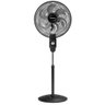 Ventilador de Coluna Mallory Éolo 40cm Preto e Grafite - 127v - 1