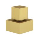 Ver imagem 3 de Acabamento para Registro de Banheiro 1.1/4 1.1/2 50mm Quadrado Dourado Fosco Chuveiro Padrão Docol