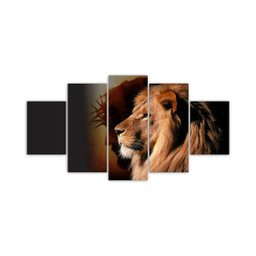 Quadros Decorativos Leão Tribo Juda Rei Mosaico Sala - 1