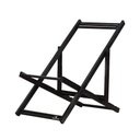 Ver imagem 2 de Espreguiçadeira Preguiçosa Dobrável Black Sb-list. Verm-branco