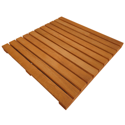 Deck Madeira Modular Eucalipto Pintado 50x50 Stain Mogno - 2