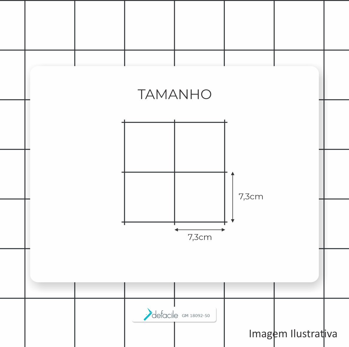 Papel de Parede Geométrico Grid Preto e Branco - 4