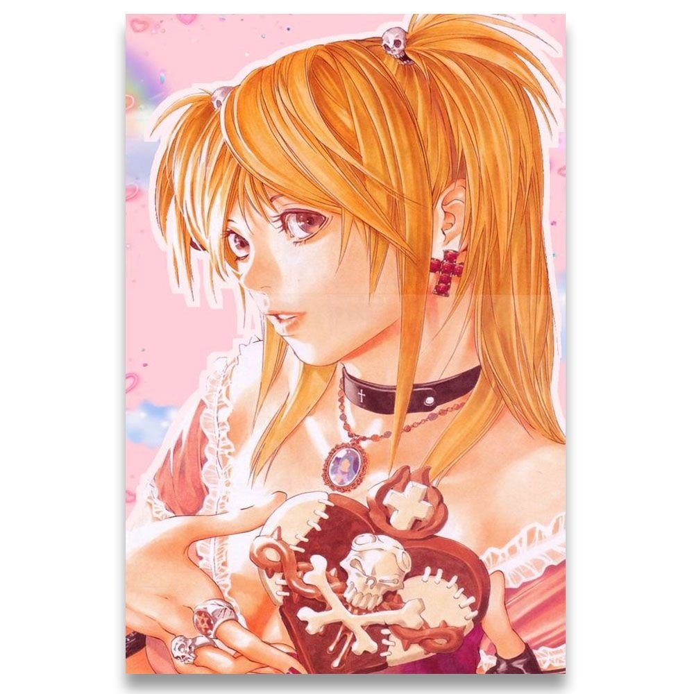 Poster Decorativo 42cm x 30cm A3 Brilhante Death Note Misa Amane