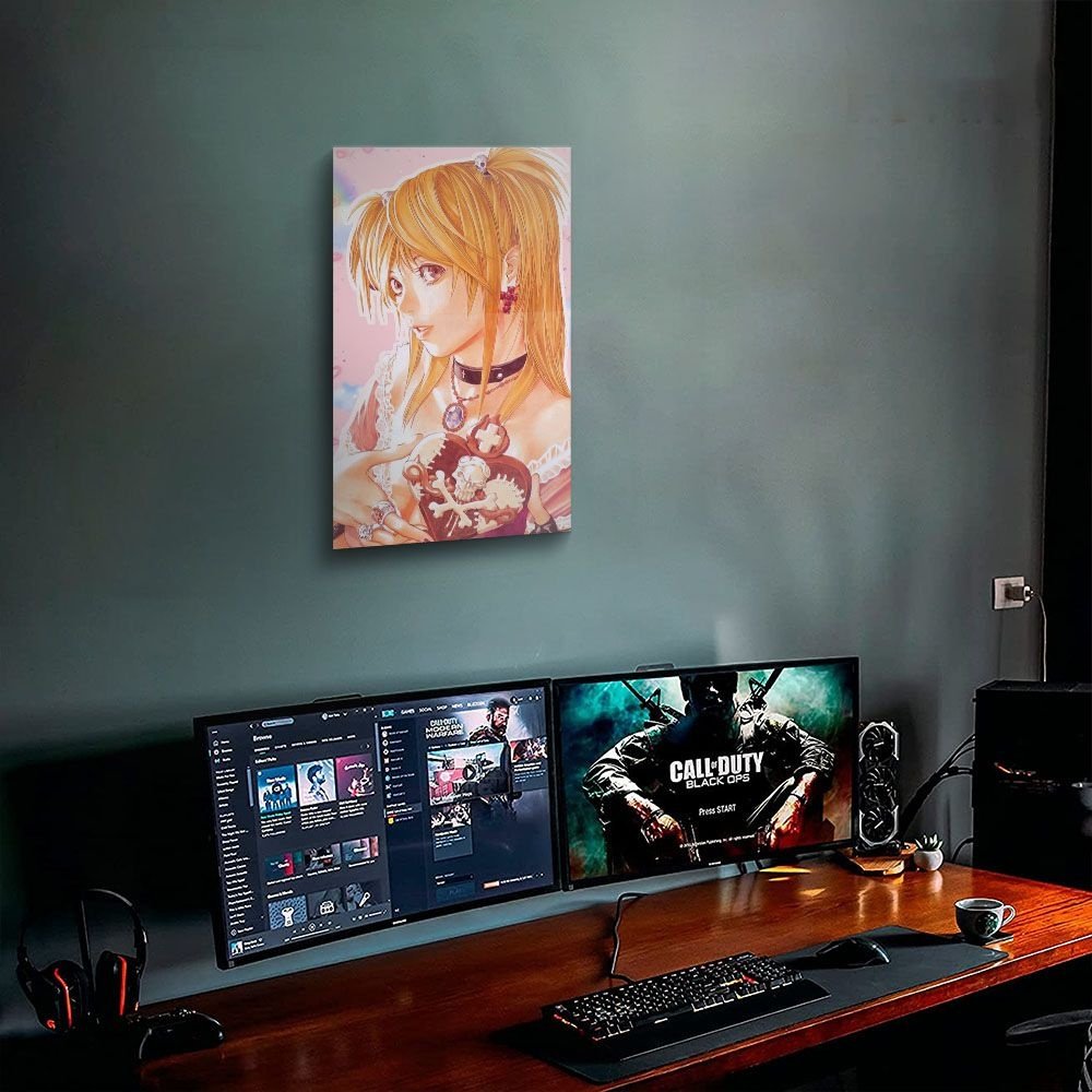 Poster Decorativo 42cm x 30cm A3 Brilhante Death Note Misa Amane - 2