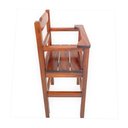 Ver imagem 3 de Cadeira de Papinha para Bebê com Trava Fixa em Madeira Maciça para Bar e Restaurante - Imbuia