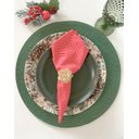 Ver imagem 3 de Sousplat Fresno Greta Jogo Americano Redondo Supla Lugar Americano Mesa Posta 38cm Avulso - Verde