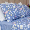 Ver imagem 2 de Jogo de Cama 300 Fios Estampado Casal 4 peças Cor:Botanic Floral