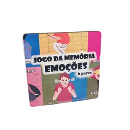 Mini Jogo da Memória Minhas Emoções para Autistas com Caixa - 6