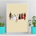 Ver imagem 1 de Quadro Decorativo Orixás Umbanda 45x34cm:Madeira preta