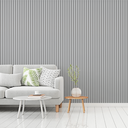Ver imagem 2 de Papel de Parede Madeira Ripado Tons de Cinza