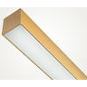 Perfil de Sobrepor para Fita Led 3m 20x15mm Astraled - Dourado - 1