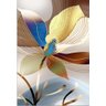 Quadro Decorativo Floral Moderno Figurativo, Tela em Canvas na Vertical Ideal para Ambiente de Sala, - 1