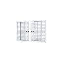 Ver imagem 1 de Veneziana Aluminio C/grade Central R10 - 100 X 120cm - Riobras