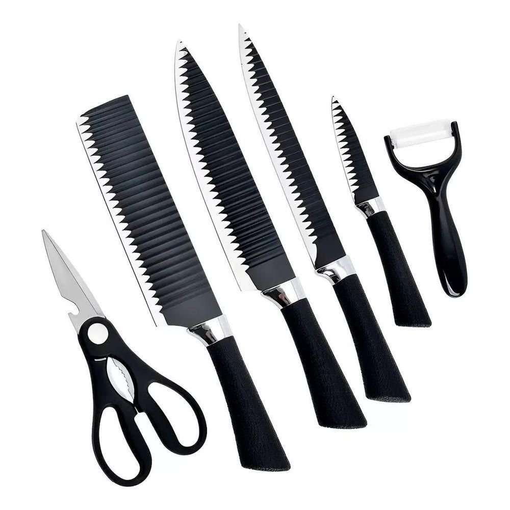 Kit Facas Everrich 6 Peças Aço Inox Ergonômicas - 4