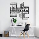 Ver imagem 3 de Adesivo de Parede Educação Palavras Motivação Escola Alunos Professores Recepção Kanto Store Adesivo