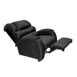 Poltrona Do Papai Imperial Reclinável Veludo Preto - 2