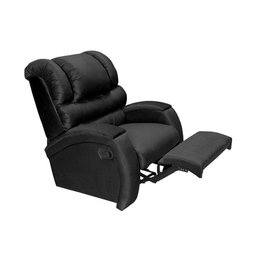 Poltrona Do Papai Imperial Reclinável Veludo Preto - 4