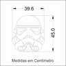 Quadro Soldado Star Wars 39x45 Cm Preto Artístic Laser Personagens - 2