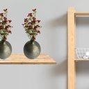 Ver mais imagens de Kit 5 Galhos Flor Artificial Vermelho 60cm para Buquê e Decoração