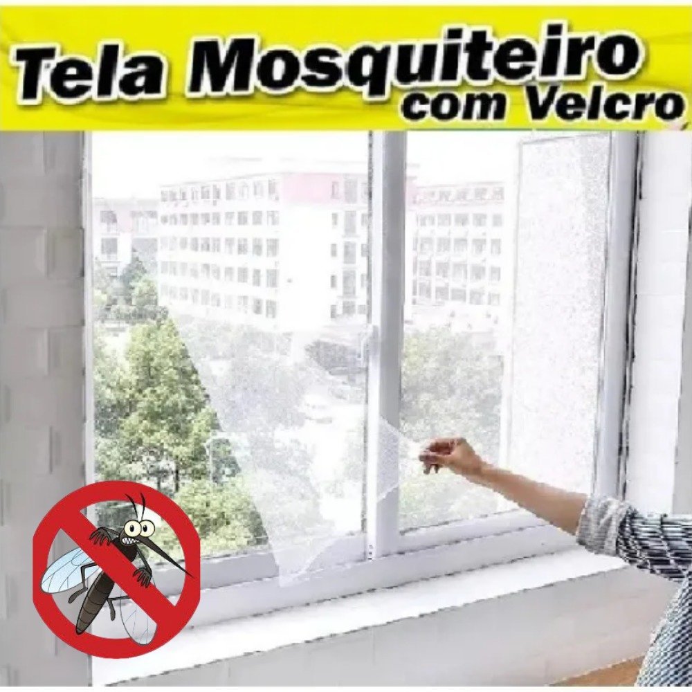 KIT Tela Mosquiteira Unidades X Cm MadeiraMadeira