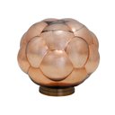 Ver imagem 1 de Luminaria em Metal C/ Vidro Metalico Cobre 37x37cm