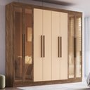 Ver imagem 1 de Guarda-Roupas Casal 8 Portas 242cm Multimóveis CR35261