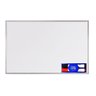 Lousa Quadro Branco 120x90 Cm Moldura Aluminio Slim Luxo C/ Marcador e Apagador Gv Home Lousa Branca - 1