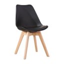 Ver imagem 2 de Kit Mesa Redonda Leda Eames 90 Cm Preto + 2 Cadeiras Eiffel Leda
