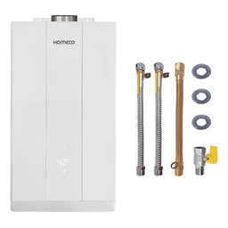 Aquecedor de Água a Gás Komeco Ko 21 Wh Home Branco 21 Litros Bivolt Digital Gás Glp com Kit Ligação - 1