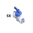 Ver imagem 1 de 5 Valvula Registro Engate Rápido Branca Filtro Purificador 1-4, 8, 3-8 Ibbl Latina Consul