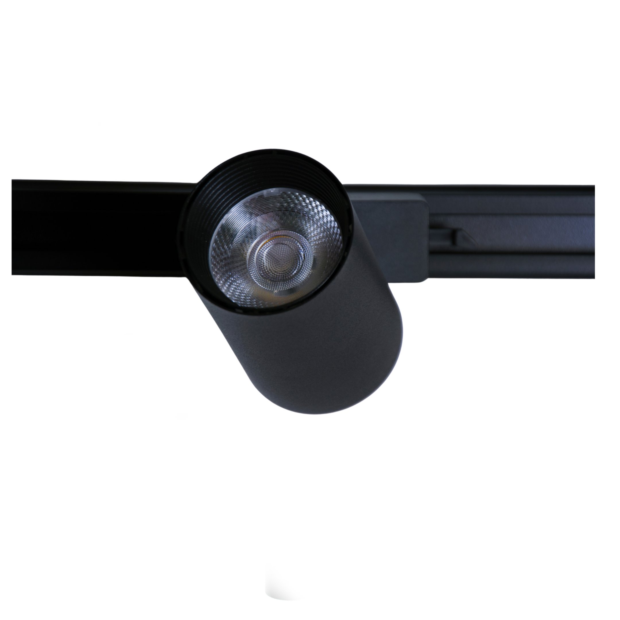 Kit 9 Spot Led Poptem para Trilho Eletrificado Preto 7w 3000k Bivolt - 1