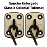 Gancho De Rede Reforçado, Tipo Armador, Resistente 200Kg, Colonial - 3