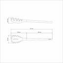 Ver imagem 5 de Pegador de Massa Tramontina Live em Silicone Cinza com Cabo de Madeira Tramontina