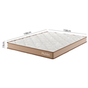 Ver imagem 2 de Colchão Espuma Ortopédico Queen Size 19x158x198cm Plutao Tabaco - Casa Giulia