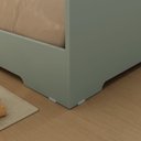Ver imagem 5 de Cama Infantil Montessoriana Solteiro Mark em MDF Verde/Verti/Louro Freijó Grann